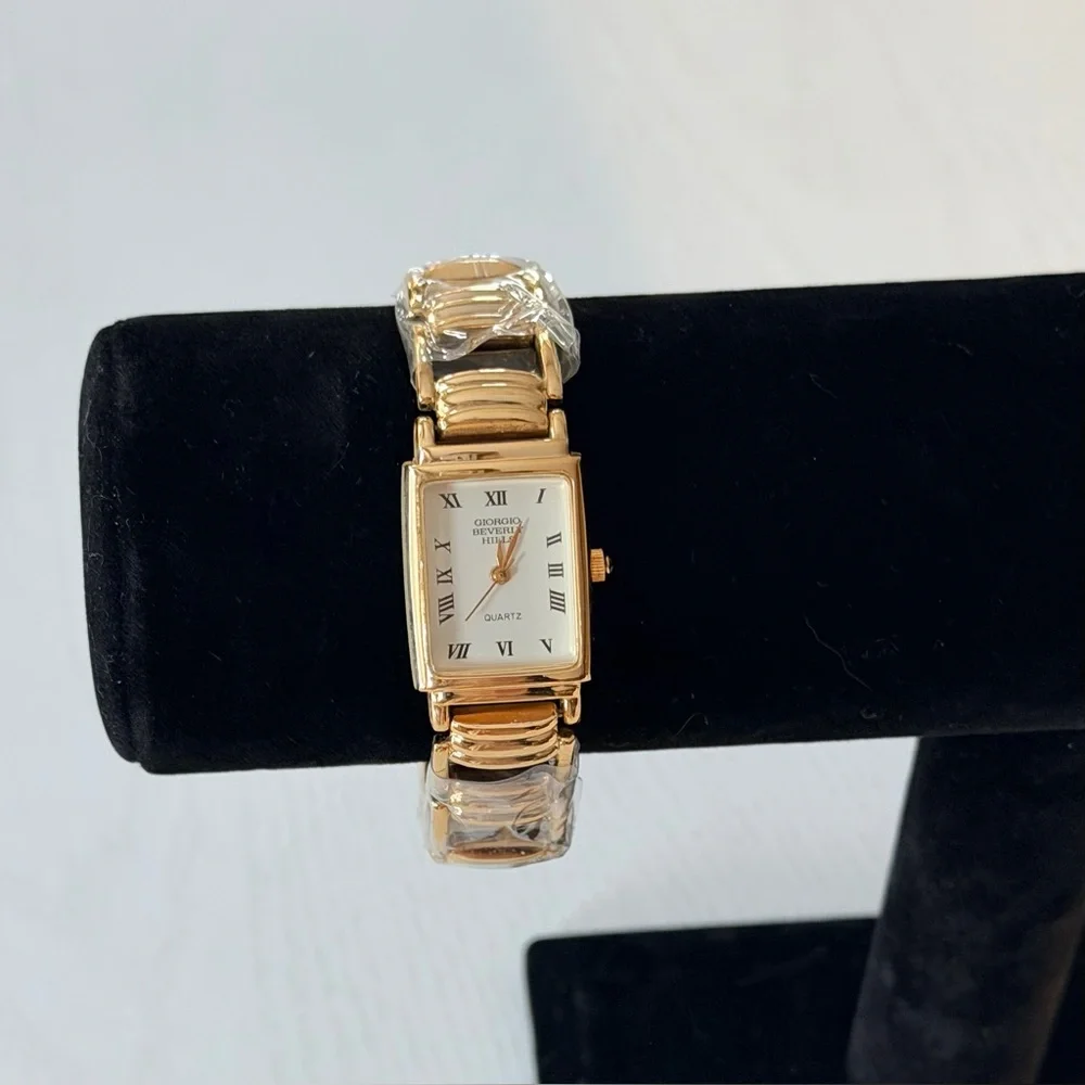 Giorgio Beverly Hills Women’s Quartz Gold-Tone Watch